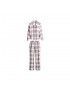 Tommy Hilfiger UW0UW05550-0LY, GIFT FULL FLANNEL PJ SET & SLIPPER, Γυναικείο Σετ Δώρου, ΕΚΡΟΥ